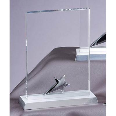 Silver Star Rectangle - Large