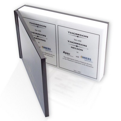 Book Embedment/Award/Paperweight