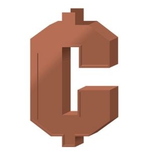 Cent Sign Maxi Magnet (2 Square Inch)