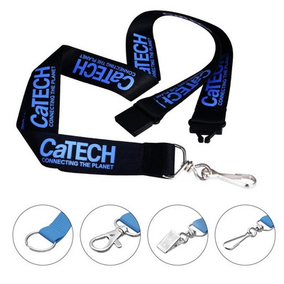 1" Imprinted Nylon Lanyard