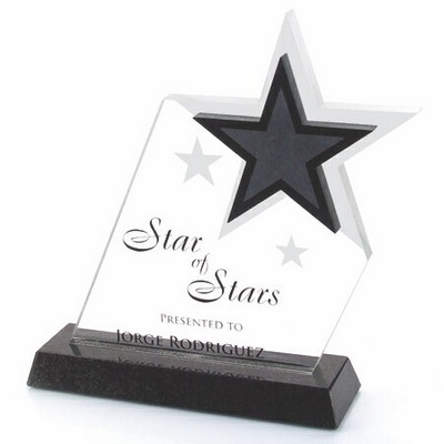 Elégance 1 Award (6-3/4"x 6-1/2"x 2")