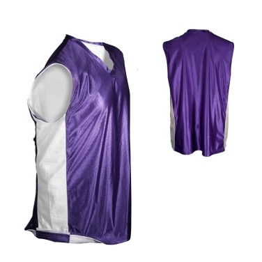 Youth Reversible Cool Mesh Basketball Jersey Shirt w/ Contrast Side Panel