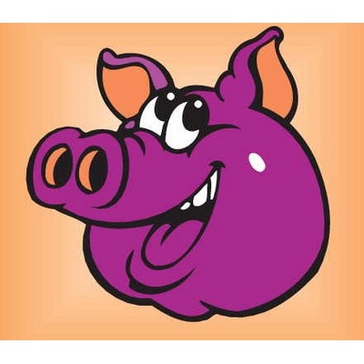 Pig Metal Photo Magnet (2½"x2½")