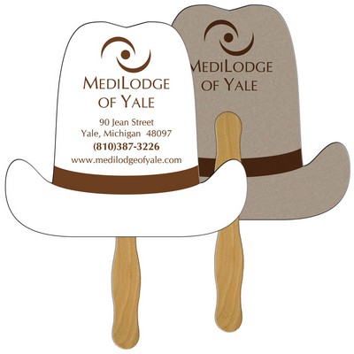 10 Gallon Hat Recycled Hand Fan
