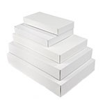 Ohio Valley White Gloss Apparel Box (15"x9 1/2"x2")