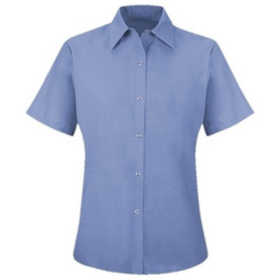 Red Kap™ Women's Short Sleeve Work Shirt - Light Blue
