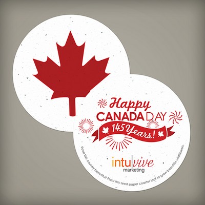 Double-Sided Plantable Round Coasters