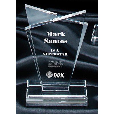 Infinity Clear Acrylic on Base (6 3/4"x4")