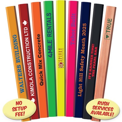 Neon Yellow Carpenter Pencils
