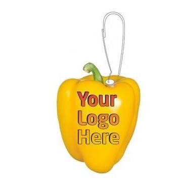 Yellow Bell Pepper Zipper Pull
