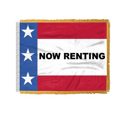 Patriotic Now Renting Antenna Flags 12x18 inch
