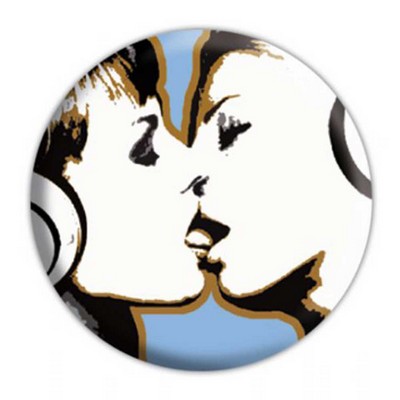 3" Round Shaped Tin Button