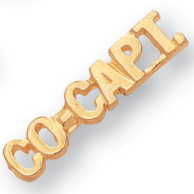 Co-Captain Gold Chenille Pin