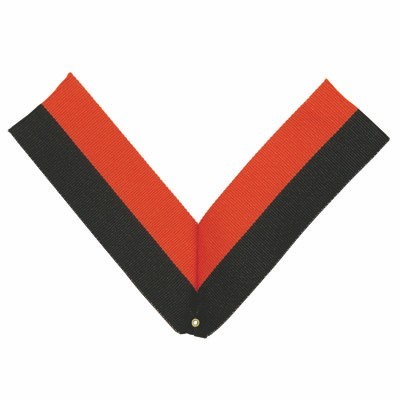 RP Series V-Neck Black & Orange Ribbon w/Eyelet