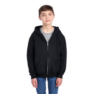 Jerzees® NuBlend® Youth Full Zipper Hooded Sweatshirt