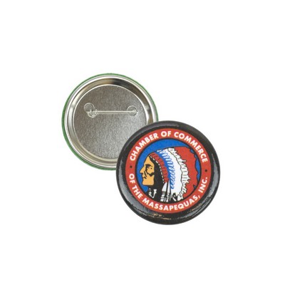 USA Made Round Celluloid Button (1.25")