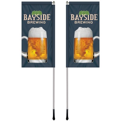 2.5' X 5' Custom Double Sided Windchaser Flag Kit