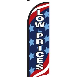 11' Street Talker Replacement Feather Flag (Low Prices)