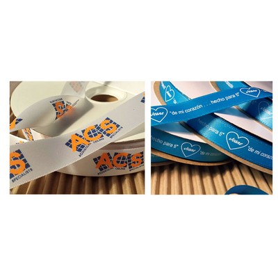 1 1/2" Double Face Custom Printed Satin Ribbon