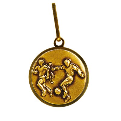 Zipper Pull with 1" Event- Soccer Male