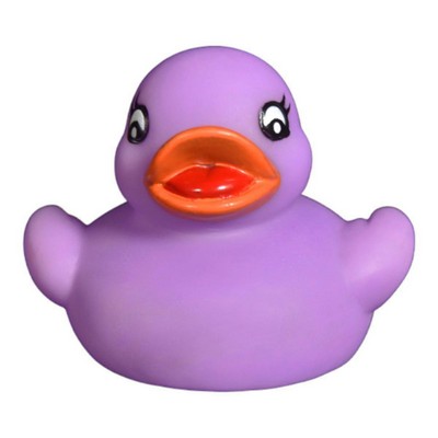 Mini Rubber Purple Duck Toy