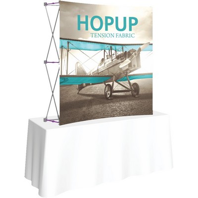 Hopup™ 5.5' Curved Tabletop Display & Front Graphic