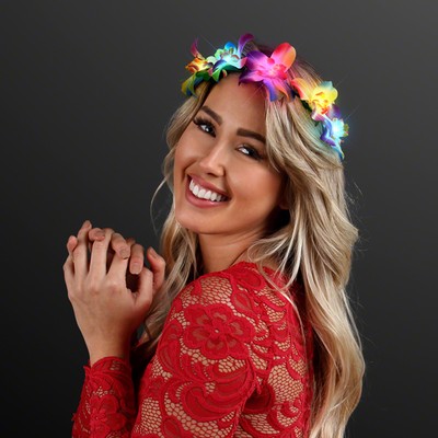 LED Orchid Flower Crown - BLANK