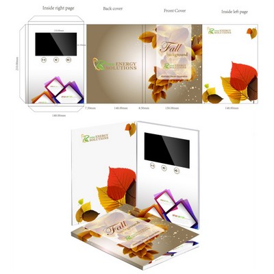 5.0" IPS Screen Customized Video Brochures