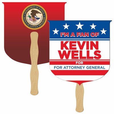 Campaign Hand Fan Full Color (2 Sides)