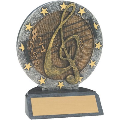 Music All Star Resin Trophy (4½")