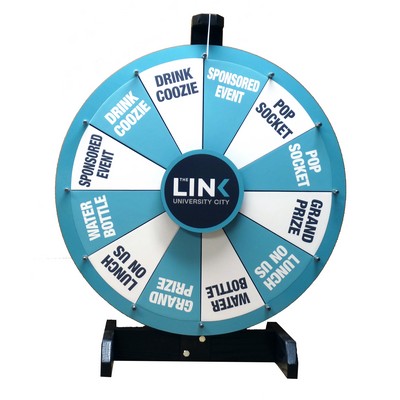 24" Removable Graphics Prize Wheel