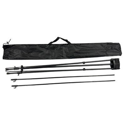 Tripod Banner Hardware, Stand and Bag, Tubular bag, Graphics are not included