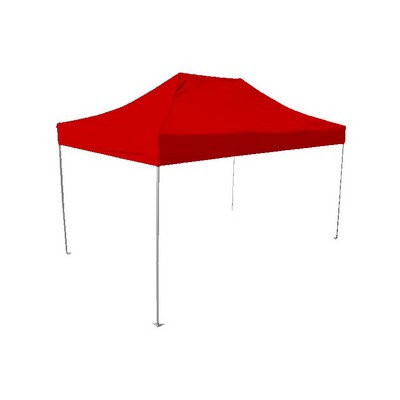 10'x15' V5 Steel Frame Pop Up with 600 Denier Stock Color Top