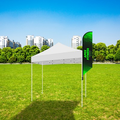 8' Medium Tent Banner Kit w/ Double Sided Imprint