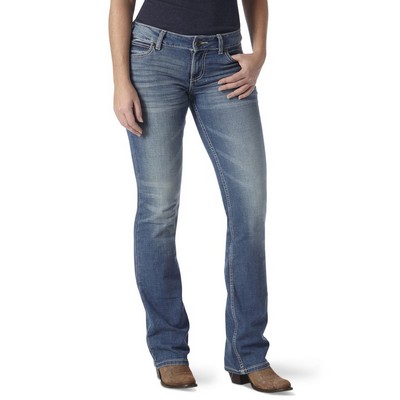 Wrangler® Retro® Women's Deadwood Blue Mae Mid-Rise Bootcut Jeans