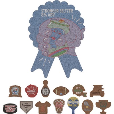 1/8" Cork Coaster Stock Shape - Shape Category: Sports