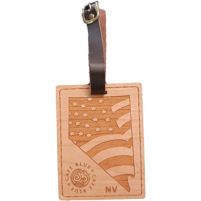 Hardwood State Luggage Tags