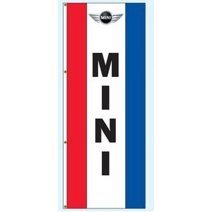 Single Faced Interceptor® Drape Flags (Center Panel - Mini®) (3' x 8')