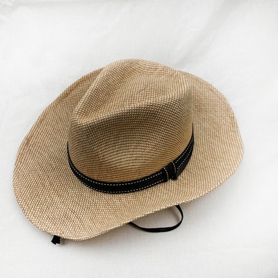 PP Cloth Straw Cowboy Hat