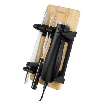 Cuisinart® 17.5" Electric Knife Set with Bamboo Cutting Board