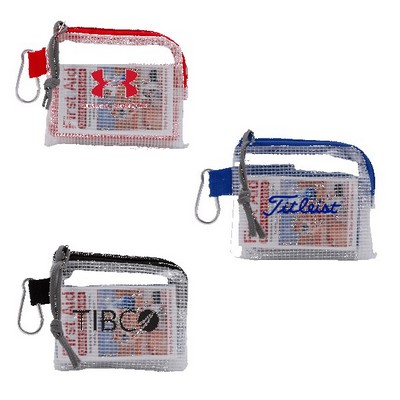 Golf Safety & First Aid Kit in a Zippered Clear Nylon Bag