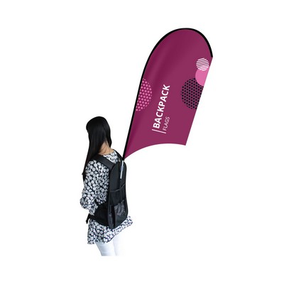 Backpack Flags - U Shape - Single Sided Package (18.89" x 39.63")