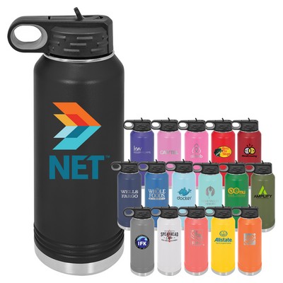 PolarFlask - 32 oz. Polar Camel Water Bottle - Vacuum Insulated - Powder Coated Color Finish
