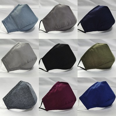 Masks: 100% Cotton PM2.5 Filter Pocket Mouth Face Protect