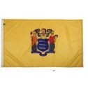 New Jersey Indoor Parade Flag w/Pole Hem(3'x5')