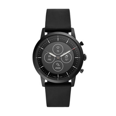 Fossil Hybrid Smartwatch HR Collider Black Silicone