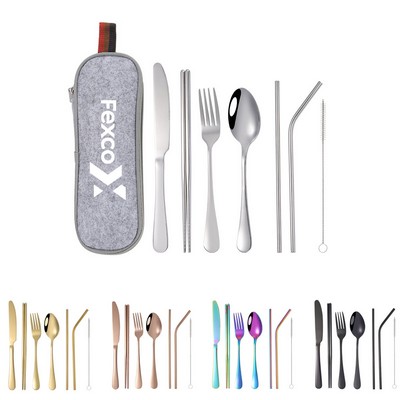 7-Piece Stainless Steel Flatware Set