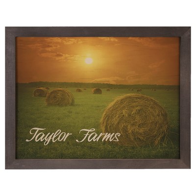 Wood Photo Panel with Frame