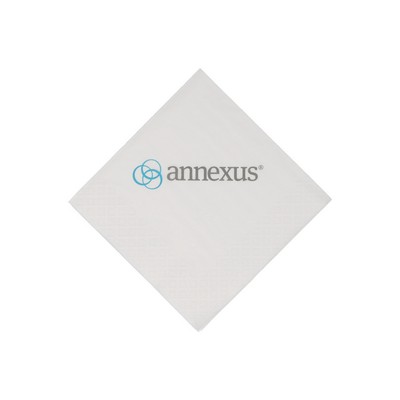 Beverage Napkin - White - Digital