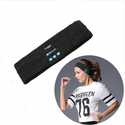 Bluetooth Headband Sweatband with Wireless Headphone